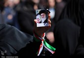 مراسم عزاداری چهلمین روز شهادت رهبر انقلاب در همدان