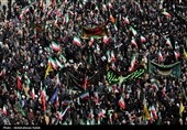 مراسم عزاداری چهلمین روز شهادت رهبر انقلاب در همدان