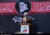 مراسم عزاداری چهلمین روز شهادت رهبر انقلاب در همدان