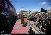 مراسم عزاداری چهلمین روز شهادت رهبر انقلاب در همدان