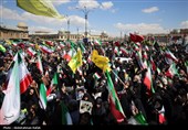 مراسم عزاداری چهلمین روز شهادت رهبر انقلاب در همدان