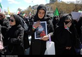 مراسم عزاداری چهلمین روز شهادت رهبر انقلاب در همدان