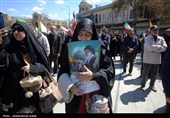 مراسم عزاداری چهلمین روز شهادت رهبر انقلاب در همدان