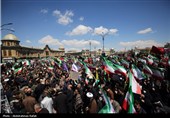 مراسم عزاداری چهلمین روز شهادت رهبر انقلاب در همدان