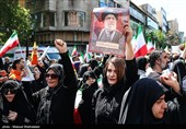 مراسم عزاداری چهلمین روز شهادت رهبر انقلاب در تهران - 2