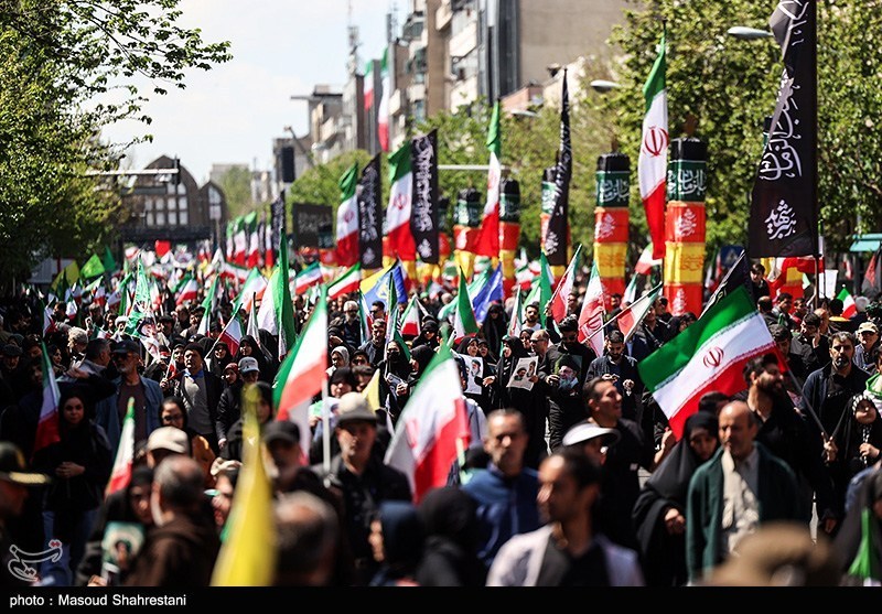 Iranians Rally to Mark 40th Day Since Martyrdom of Leader, Top Commanders, Minab Children