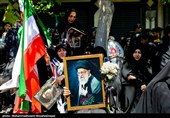 مراسم عزاداری چهلمین روز شهادت رهبر انقلاب در تهران - 1