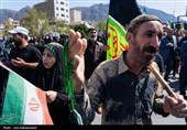 مراسم عزاداری چهلمین روز شهادت رهبر انقلاب در خرم آباد