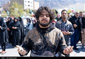 مراسم عزاداری چهلمین روز شهادت رهبر انقلاب در خرم آباد