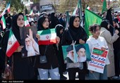 مراسم عزاداری چهلمین روز شهادت رهبر انقلاب در خرم آباد