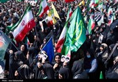 مراسم عزاداری چهلمین روز شهادت رهبر انقلاب در خرم آباد