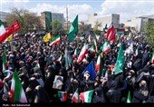 مراسم عزاداری چهلمین روز شهادت رهبر انقلاب در خرم آباد