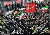 مراسم عزاداری چهلمین روز شهادت رهبر انقلاب در خرم آباد