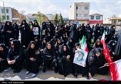 مراسم عزاداری چهلمین روز شهادت رهبر انقلاب در خرم آباد