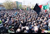مراسم عزاداری چهلمین روز شهادت رهبر انقلاب در خرم آباد