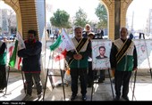 مراسم عزاداری چهلمین روز شهادت رهبر انقلاب در زنجان