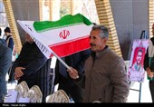 مراسم عزاداری چهلمین روز شهادت رهبر انقلاب در زنجان