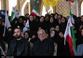 مراسم عزاداری چهلمین روز شهادت رهبر انقلاب در زنجان