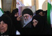 مراسم عزاداری چهلمین روز شهادت رهبر انقلاب در زنجان