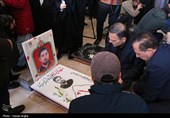 مراسم عزاداری چهلمین روز شهادت رهبر انقلاب در زنجان