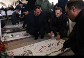 مراسم عزاداری چهلمین روز شهادت رهبر انقلاب در زنجان