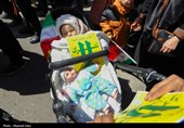 مراسم عزاداری چهلمین روز شهادت رهبر انقلاب در تبریز