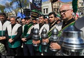 مراسم عزاداری چهلمین روز شهادت رهبر انقلاب در تبریز
