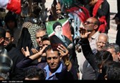 مراسم عزاداری چهلمین روز شهادت رهبر انقلاب در کرمان