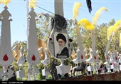 مراسم عزاداری چهلمین روز شهادت رهبر انقلاب در کرمان