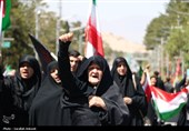 مراسم عزاداری چهلمین روز شهادت رهبر انقلاب در کرمان