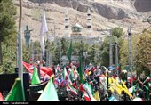 مراسم عزاداری چهلمین روز شهادت رهبر انقلاب در کرمان