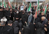 تشییع و تدفین دو شهید حمله صهیونی در تبریز