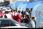 عزاداری و خدمت‌رسانی؛ روایت حضور مخلصانه هلال‌احمر در اربعین امام شهید