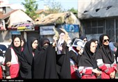 عزاداری و خدمت‌رسانی؛ روایت حضور مخلصانه هلال‌احمر در اربعین امام شهید