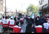 عزاداری و خدمت‌رسانی؛ روایت حضور مخلصانه هلال‌احمر در اربعین امام شهید