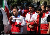 عزاداری و خدمت‌رسانی؛ روایت حضور مخلصانه هلال‌احمر در اربعین امام شهید