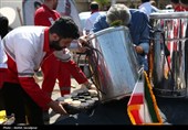 عزاداری و خدمت‌رسانی؛ روایت حضور مخلصانه هلال‌احمر در اربعین امام شهید