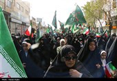 دسته عزاداری زینبیه اعظم زنجان بمناسبت چهلمین روز شهادت رهبر انقلاب