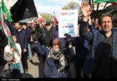دسته عزاداری زینبیه اعظم زنجان بمناسبت چهلمین روز شهادت رهبر انقلاب