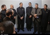 حضور خدام حرم مطهر رضوی در منزل رهبر شهید انقلاب