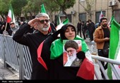 مراسم عزاداری چهلمین روز شهادت رهبر انقلاب در مشهد
