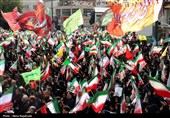 مراسم عزاداری چهلمین روز شهادت رهبر انقلاب در مشهد