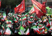 مراسم عزاداری چهلمین روز شهادت رهبر انقلاب در مشهد