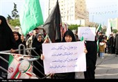 مراسم عزاداری چهلمین روز شهادت رهبر انقلاب در مشهد