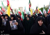 مراسم عزاداری چهلمین روز شهادت رهبر انقلاب در مشهد