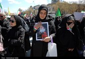 مراسم عزاداری چهلمین روز شهادت رهبر انقلاب در همدان