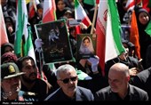 مراسم عزاداری چهلمین روز شهادت رهبر انقلاب در همدان