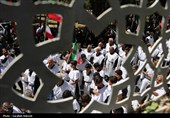 مراسم عزاداری چهلمین روز شهادت رهبر انقلاب در کرمان