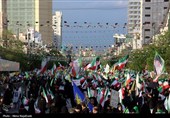 مراسم عزاداری چهلمین روز شهادت رهبر انقلاب در مشهد