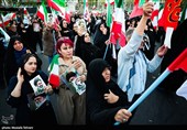مراسم عزاداری چهلمین روز شهادت رهبر انقلاب در تهران -4